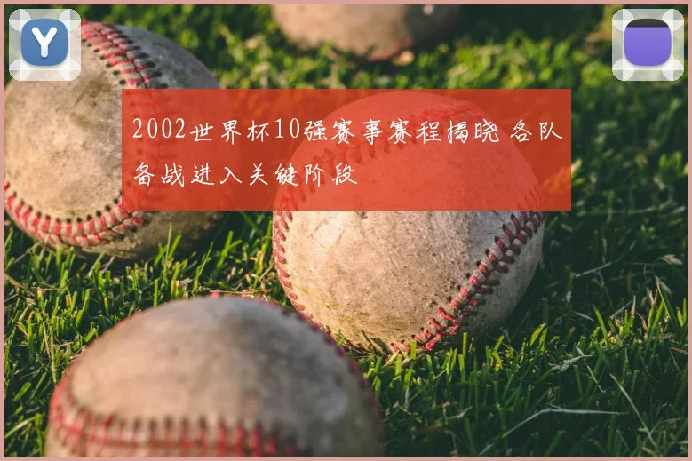 2002世界杯10强赛事赛程揭晓 各队备战进入关键阶段